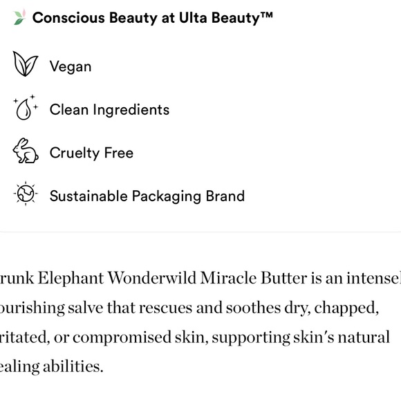 NIB!! Drunk Elephant WONDERWILD miracle butter! (Full Size) - Picture 5 of 6